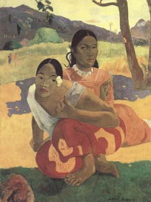 Paul Gauguin When will you Marry (Nafea faa ipoipo) (mk09) France oil painting art